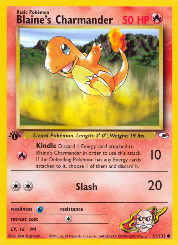 Blaine's Charmander 061/132 Common