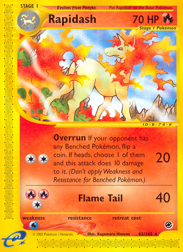 Rapidash 062/165 Rare