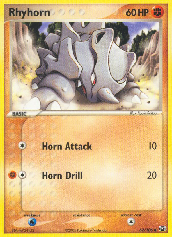 Rhyhorn 062/107 Common