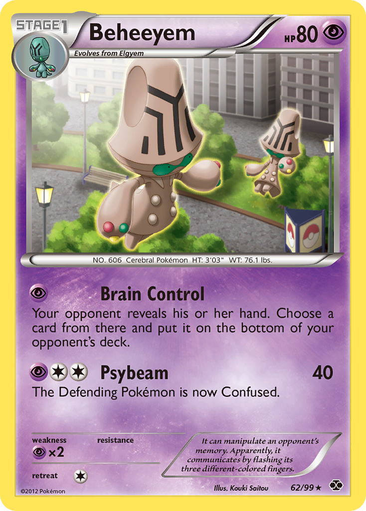 Beheeyem 062/103 Rare