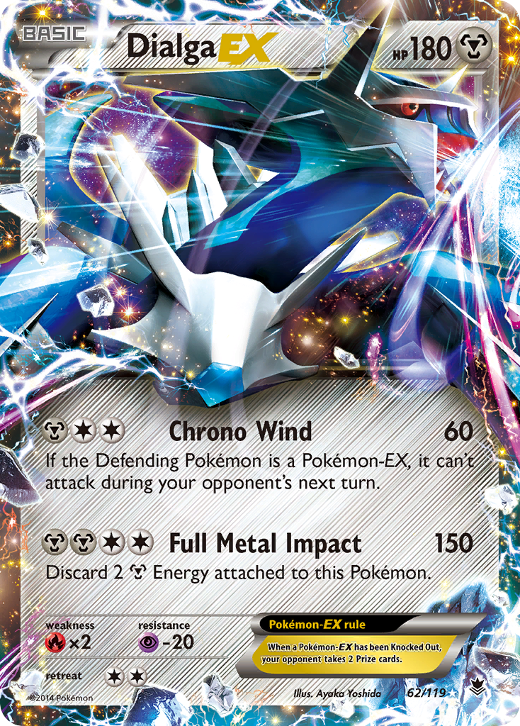 Dialga-EX 062/124 Rare Holo EX