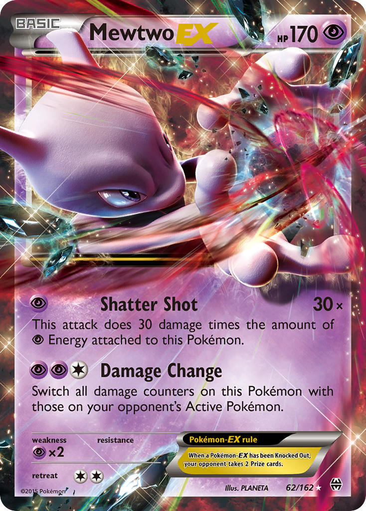 Mewtwo-EX 062/165 Rare Holo EX