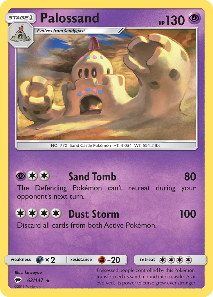 Palossand 062/177 Rare Holo