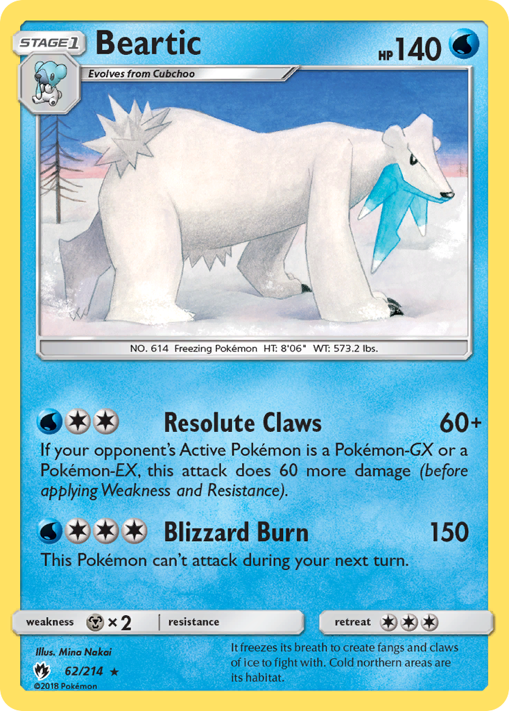 Beartic 062/240 Rare