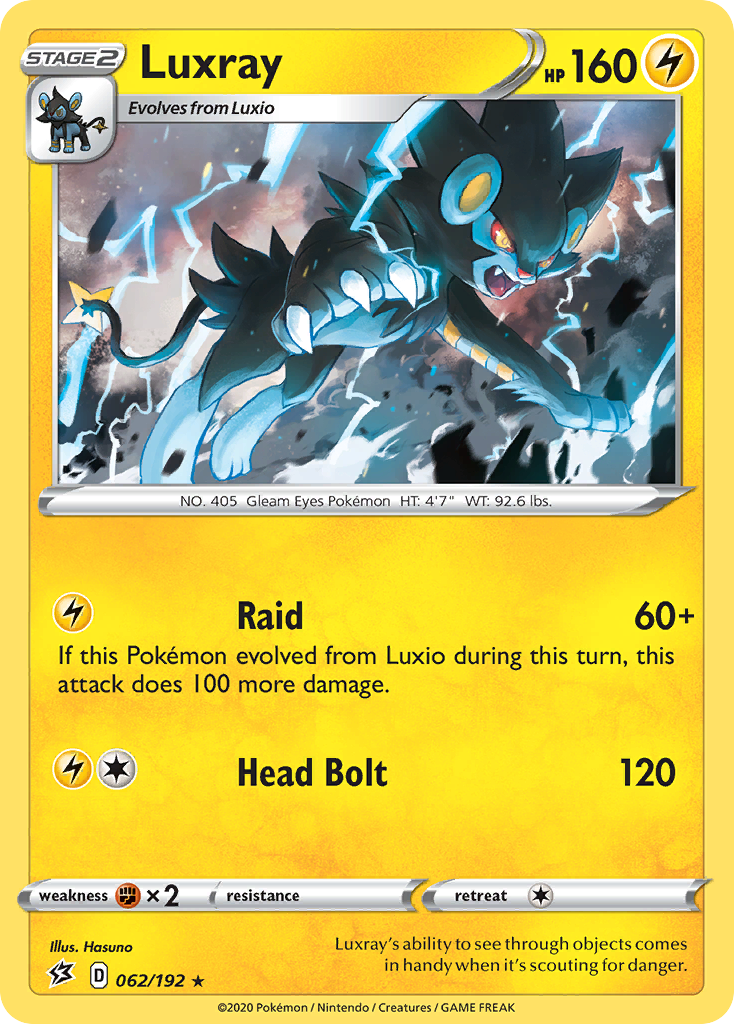 Luxray 062/209 Rare Holo