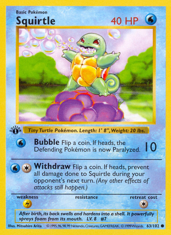 Squirtle 063/102 Common