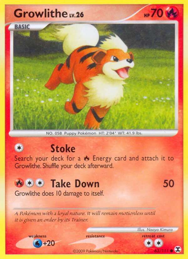 Growlithe 063/120 Common