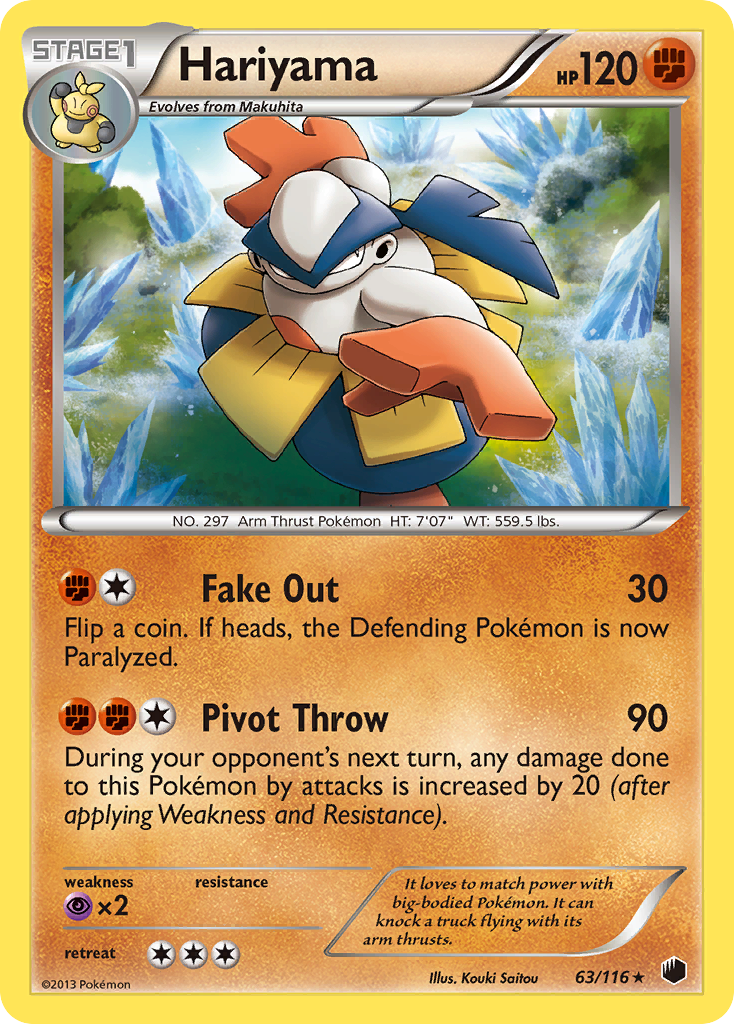 Hariyama 063/122 Rare