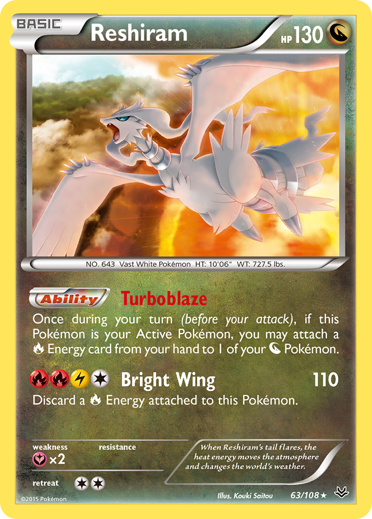 Reshiram 063/112 Rare Holo