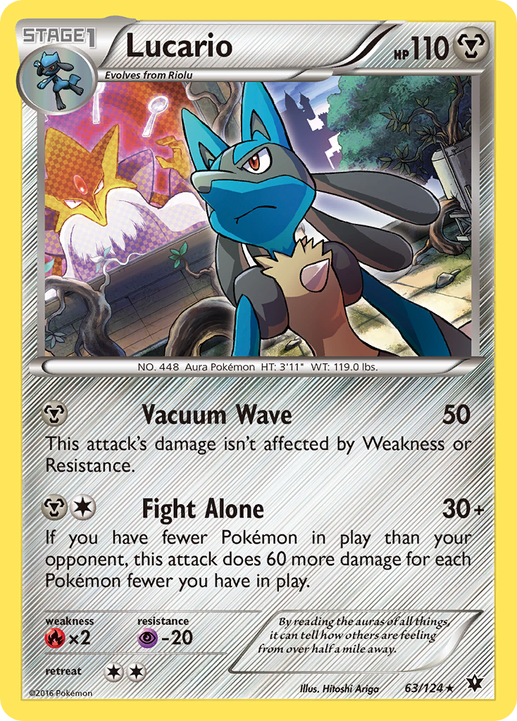 Lucario 063/129 Rare Holo