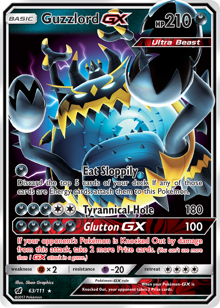 Guzzlord-GX 063/126 Rare Holo GX