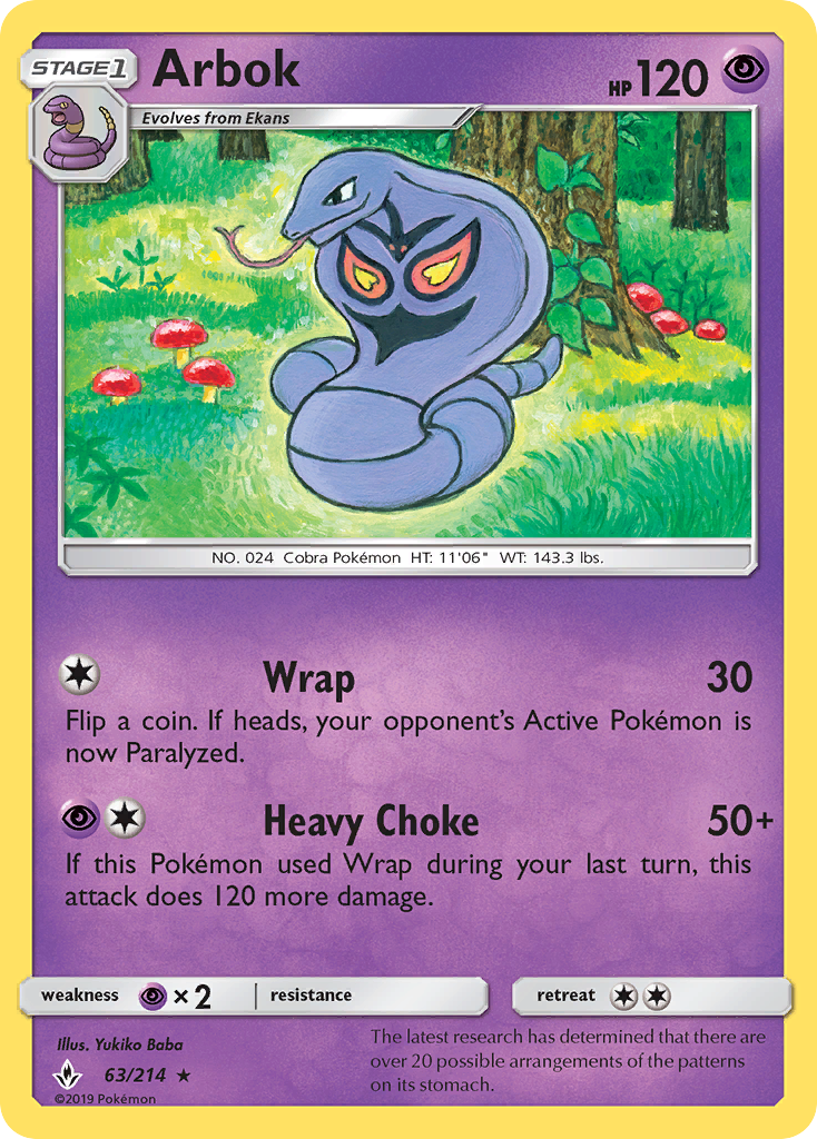 Arbok 063/234 Rare