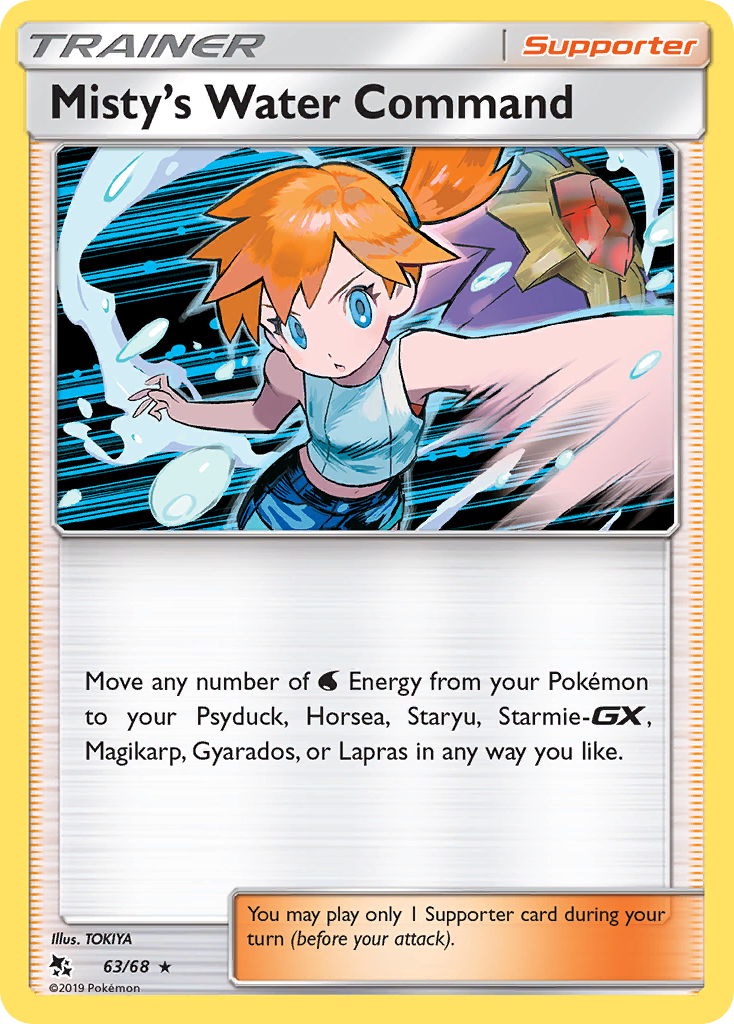 Misty's Water Command 063/69 Rare Holo