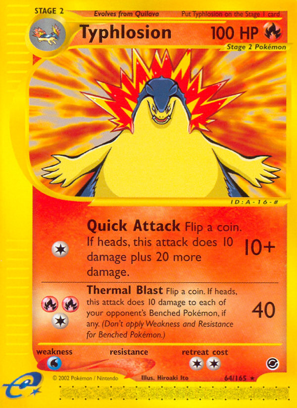 Typhlosion 064/165 Rare