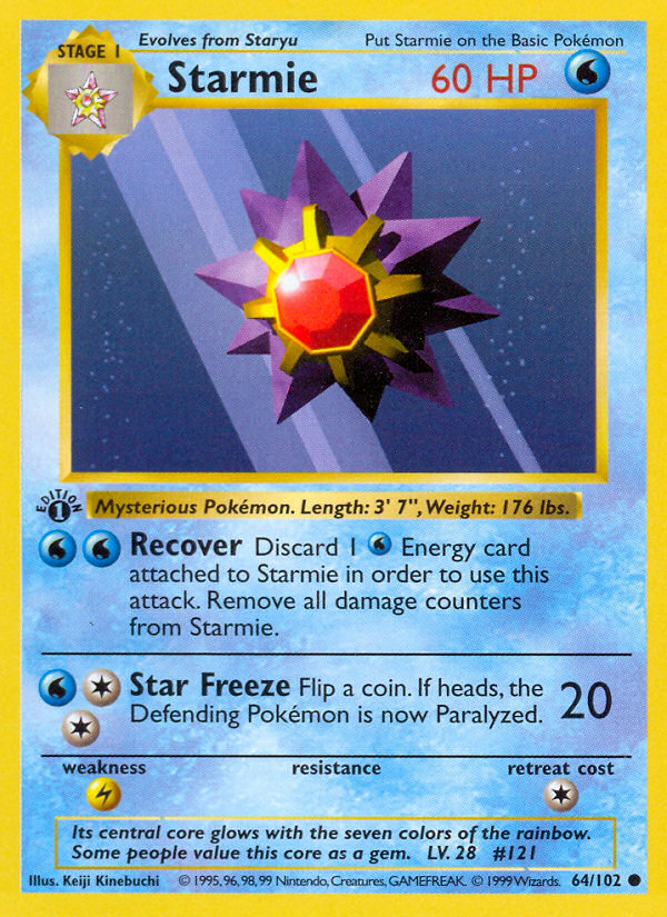 Starmie 064/102 Common