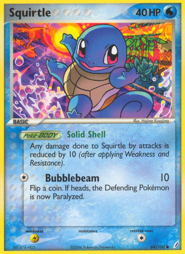 Squirtle 064/100 Common