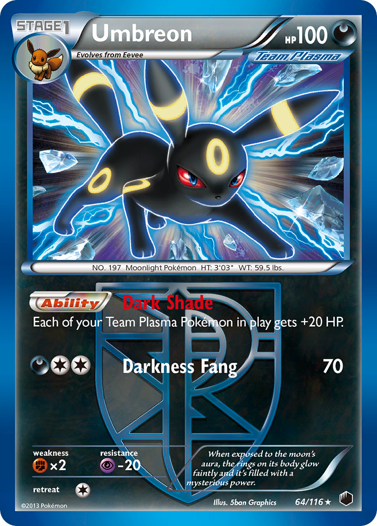 Umbreon 064/122 Rare Holo
