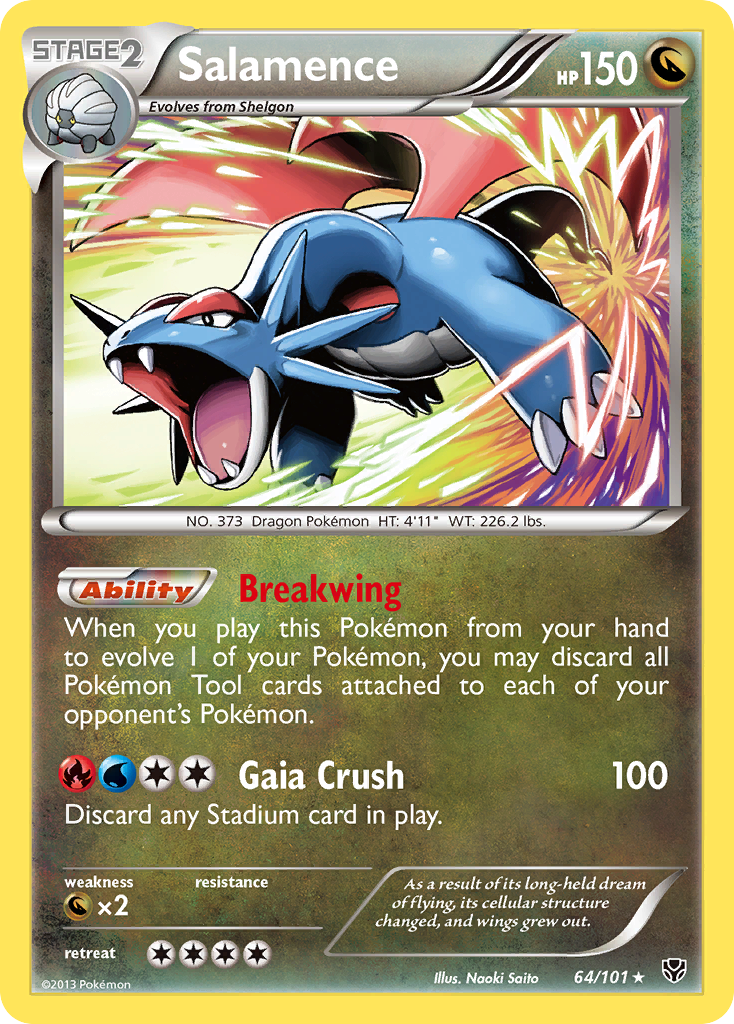Salamence 064/105 Rare Holo