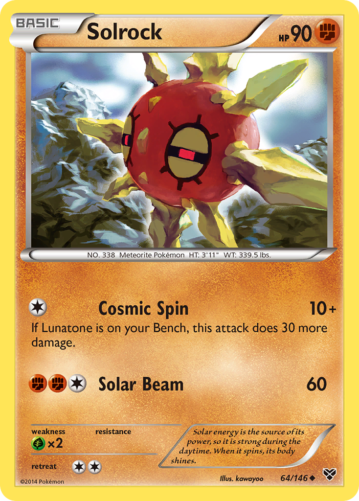 Solrock 064/146 Uncommon