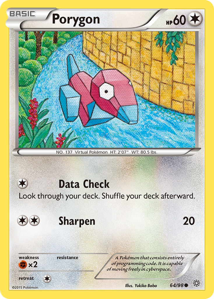 Porygon 064/100 Common