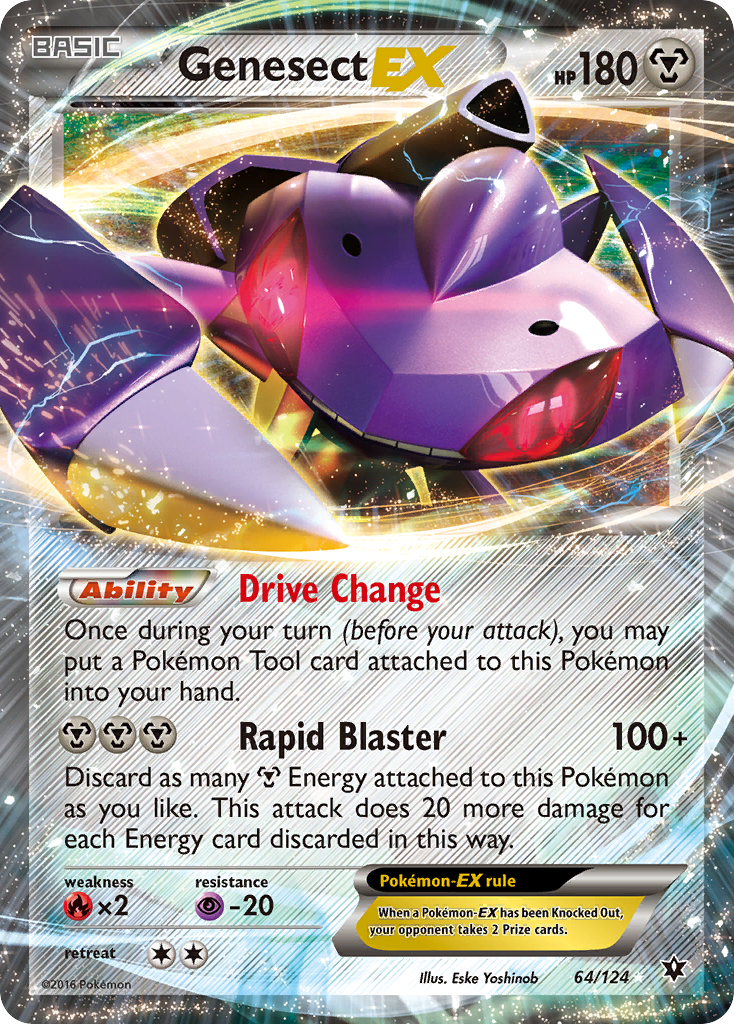 Genesect-EX 064/129 Rare Holo EX