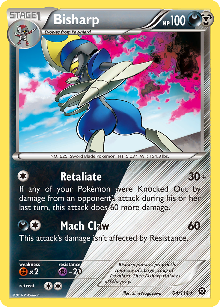 Bisharp 064/116 Rare Holo