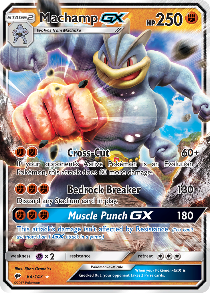 Machamp-GX 064/177 Rare Holo GX