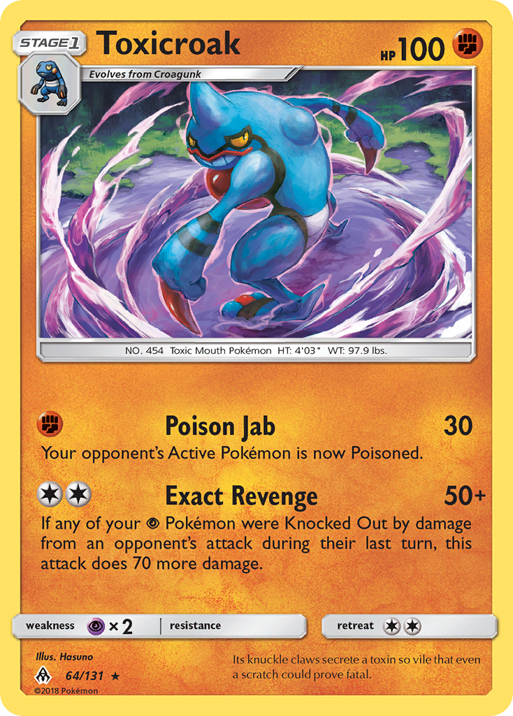 Toxicroak 064/150 Rare