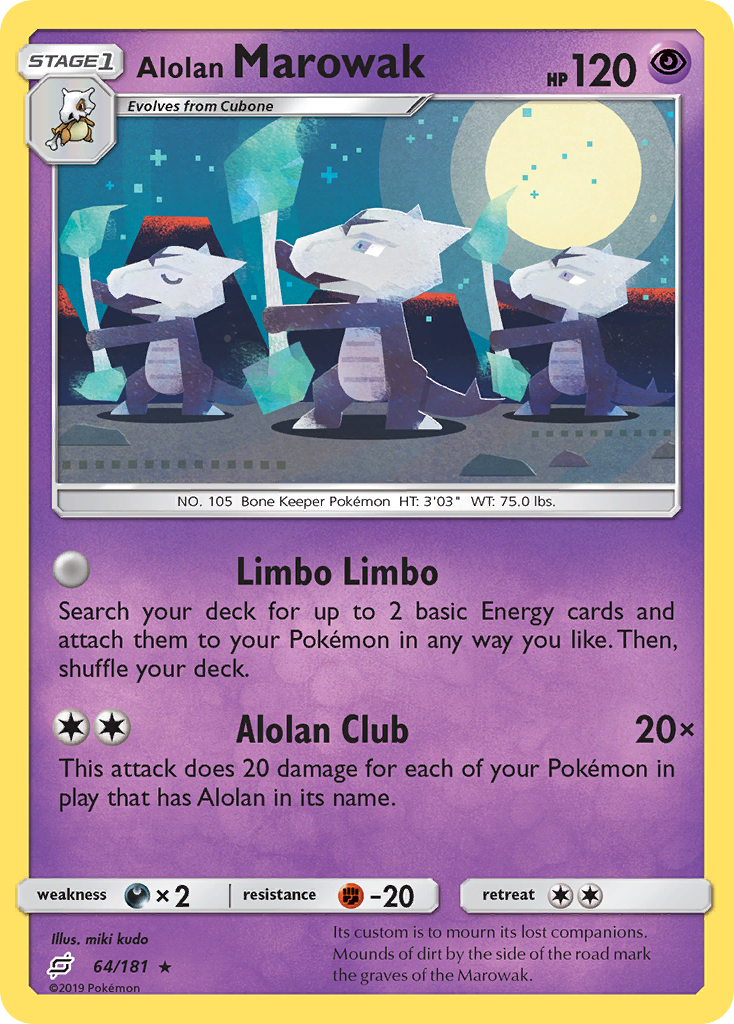 Alolan Marowak 064/198 Rare