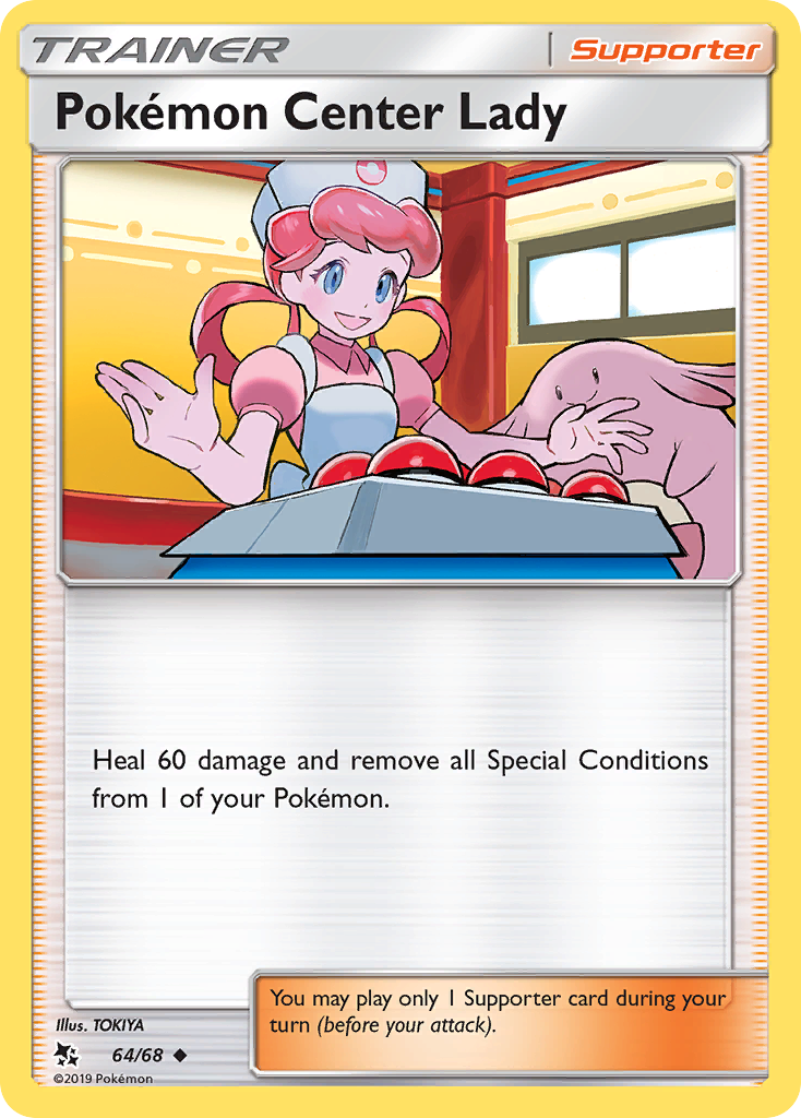 Pokémon Center Lady 064/69 Uncommon