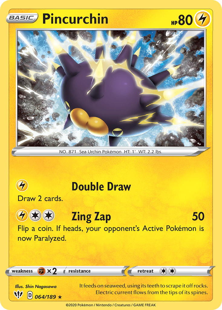 Pincurchin 064/201 Rare Holo