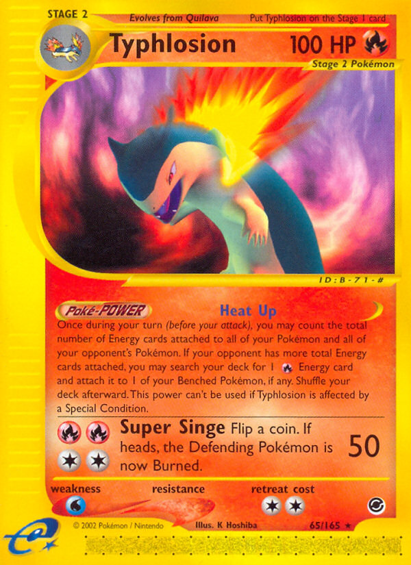 Typhlosion 065/165 Rare