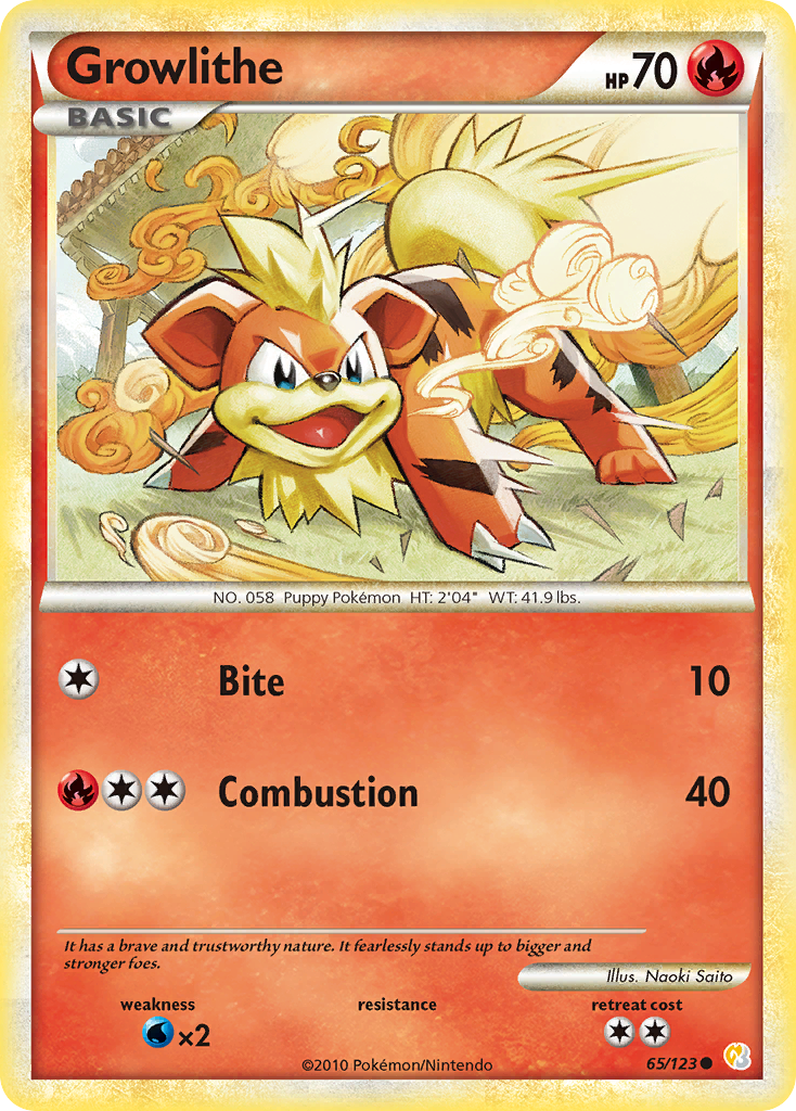 Growlithe 065/124 Common