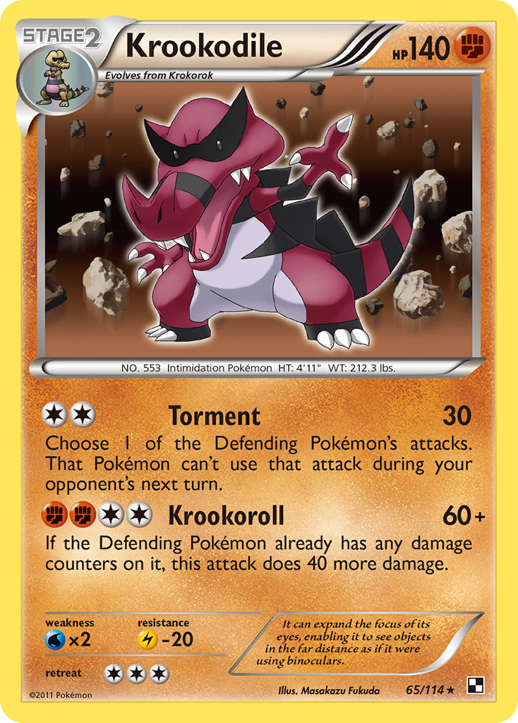 Krookodile 065/115 Rare Holo