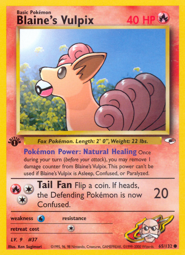Blaine's Vulpix 065/132 Common