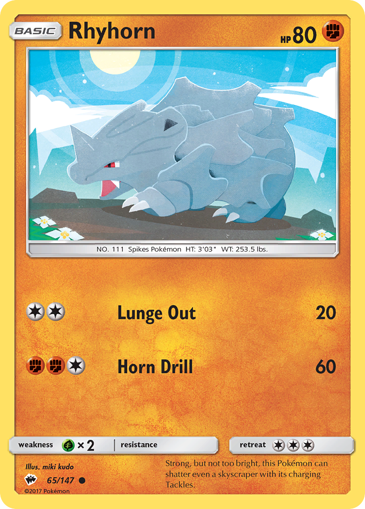 Rhyhorn 065/177 Common