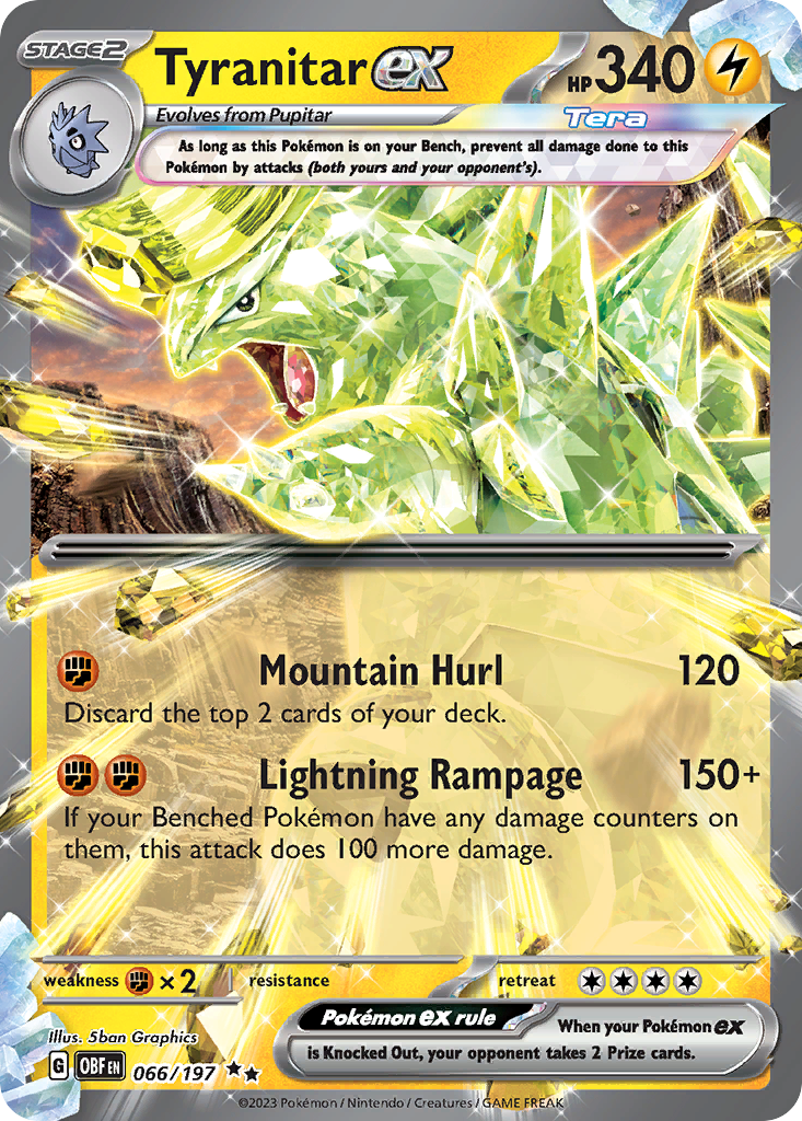 Tyranitar ex 066/230 Double Rare