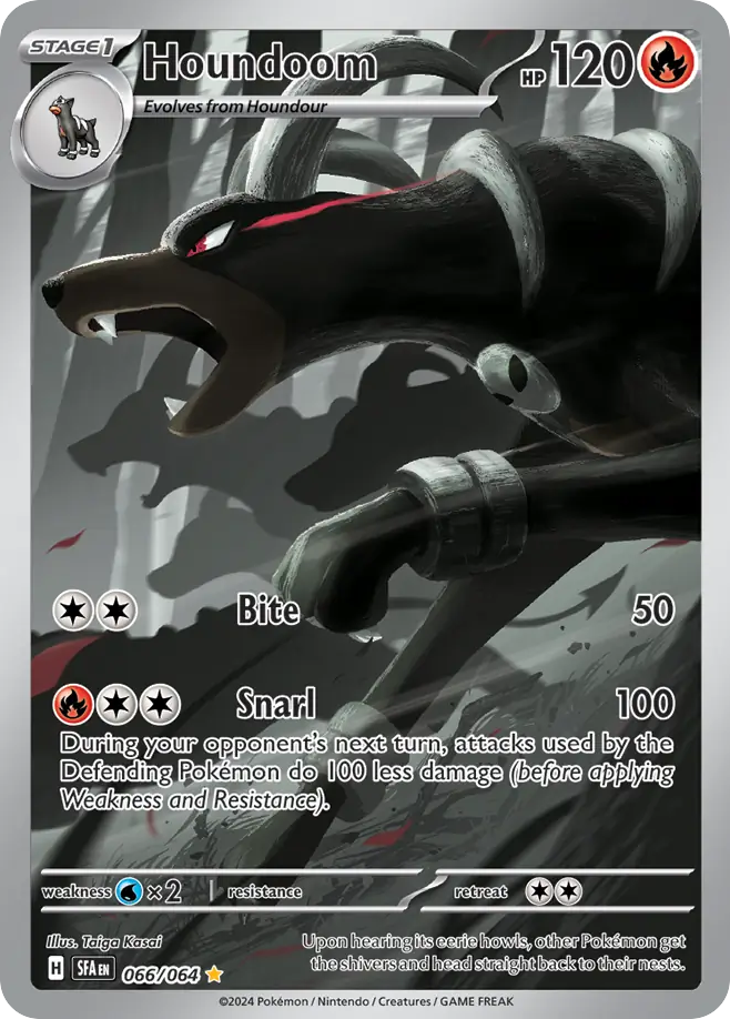 Houndoom 066/99 Illustration Rare
