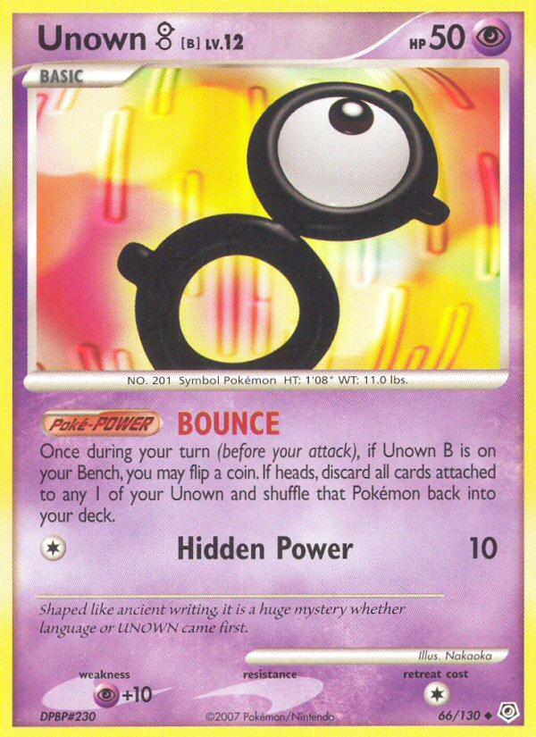 Unown [B] 066/130 Uncommon