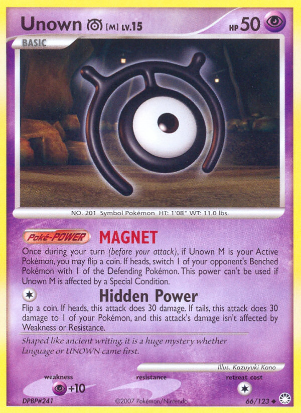 Unown [M] 066/124 Uncommon