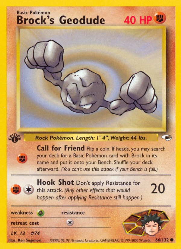 Brock's Geodude 066/132 Common