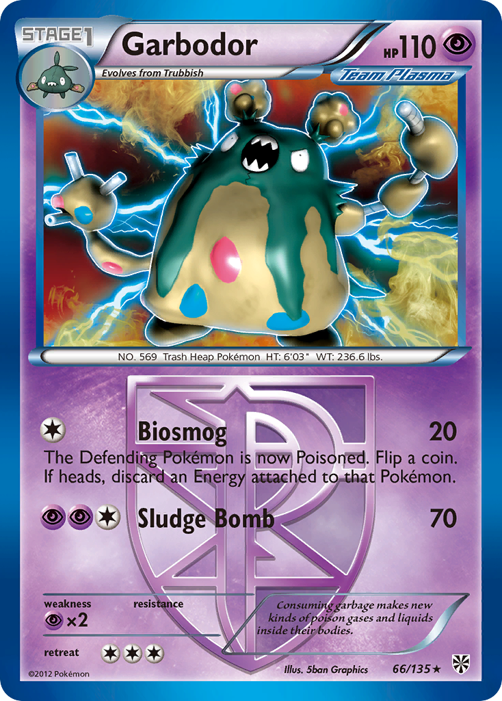Garbodor 066/138 Rare Holo
