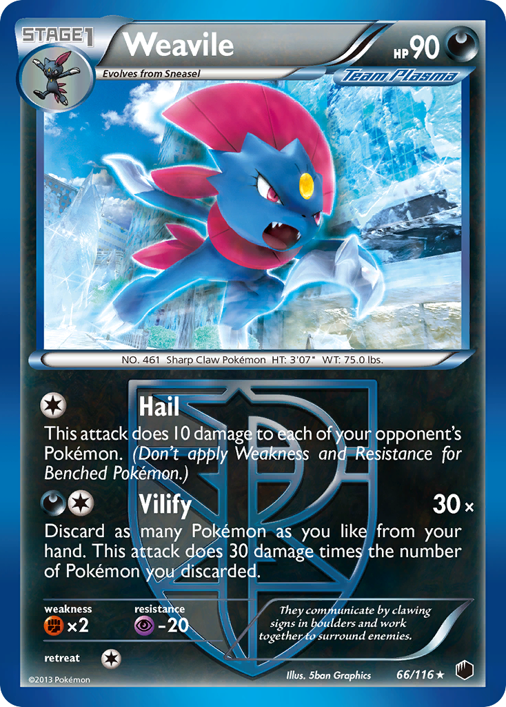 Weavile 066/122 Rare