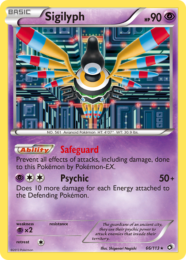 Sigilyph 066/140 Rare Holo