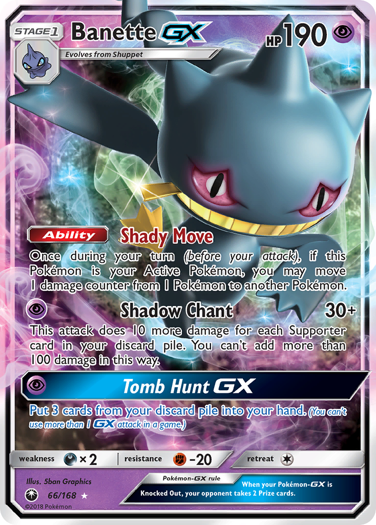 Banette-GX 066/187 Rare Holo GX