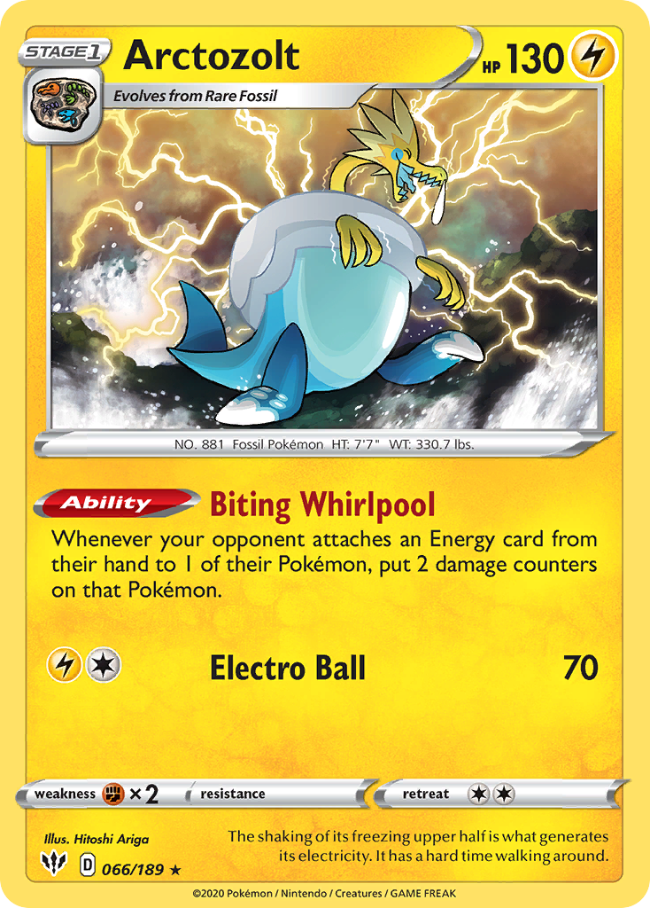Arctozolt 066/201 Rare Holo