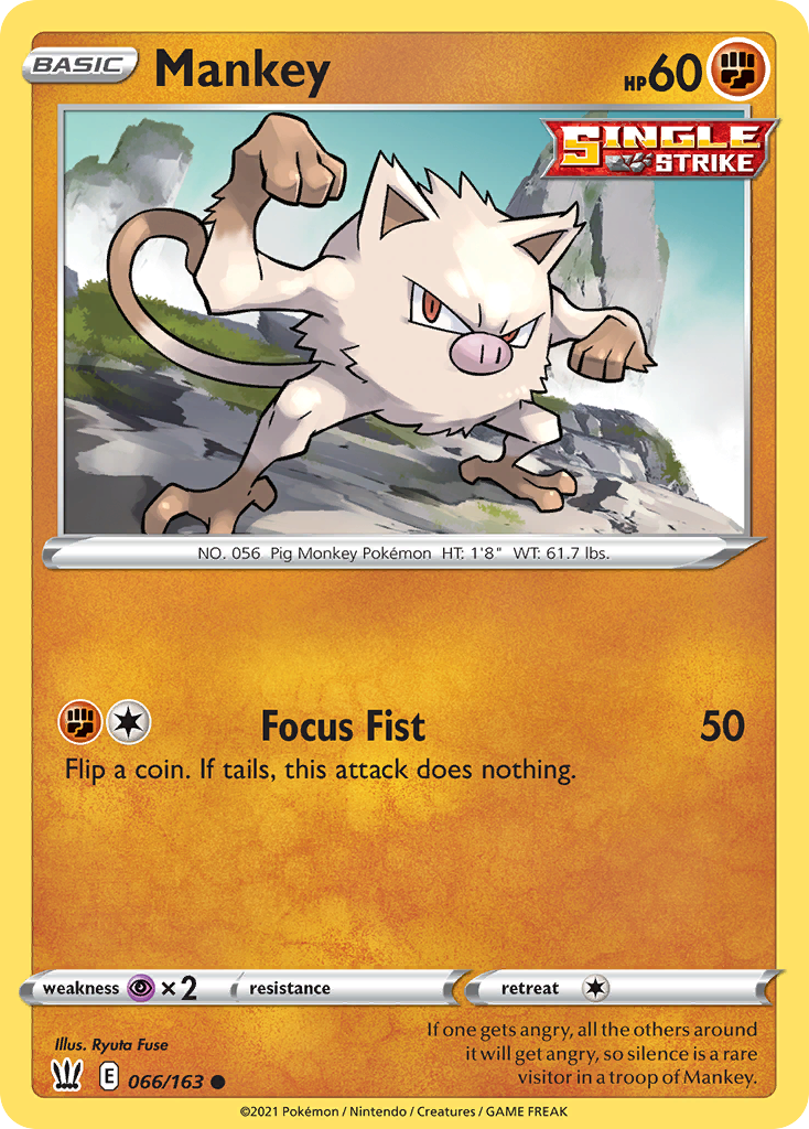 Mankey 066/183 Common