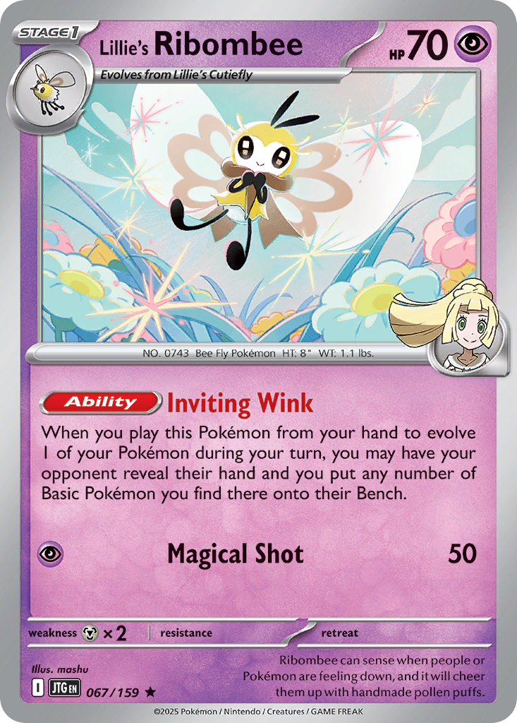 Lillie's Ribombee 067/190 Rare