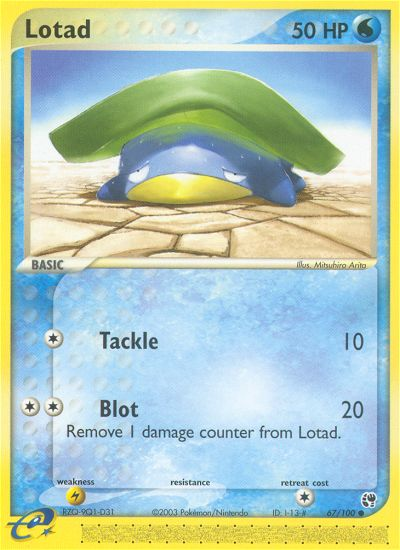 Lotad 067/100 Common