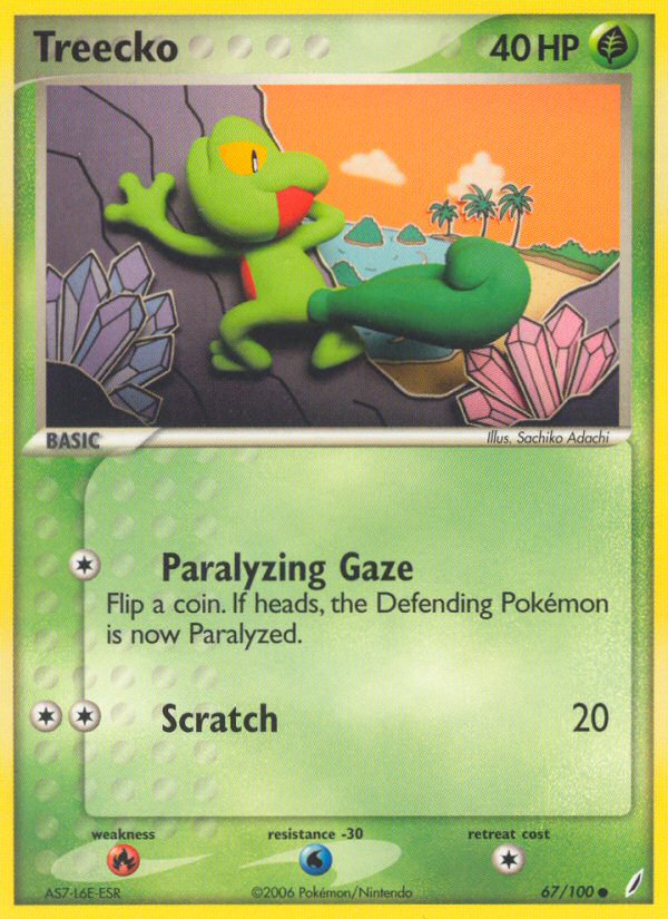 Treecko 067/100 Common